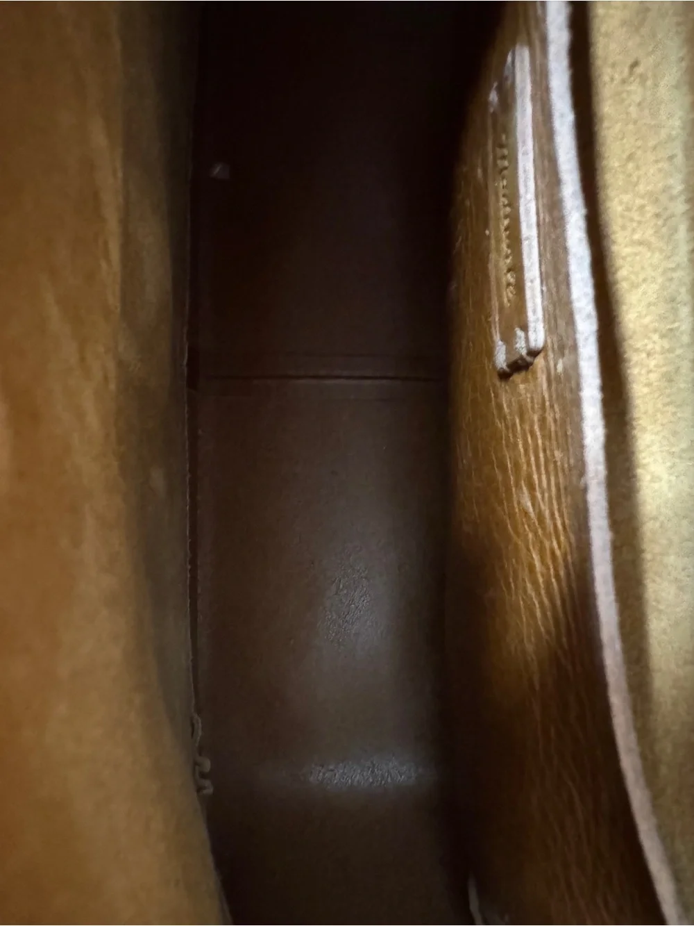 Madewell Cognac Leather Crossbody Bag